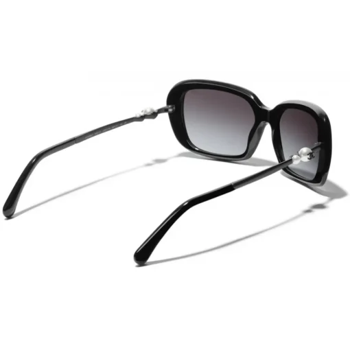 Chanel Sunglasses & Eyewear-- Square Sunglasses - Black Gray - Eyewear - Avvenice