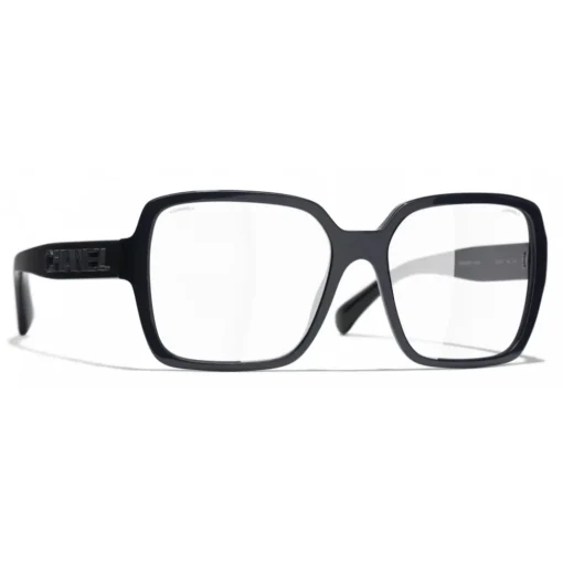 Chanel Sunglasses & Eyewear-- Square Sunglasses - Dark Blue Transparent - Eyewear - Avvenice