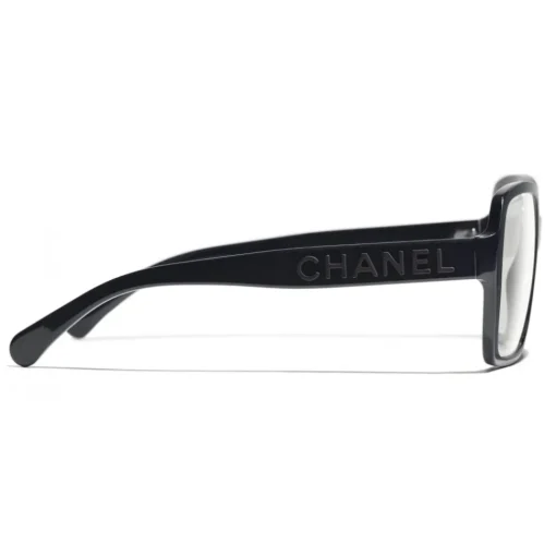 Chanel Sunglasses & Eyewear-- Square Sunglasses - Dark Blue Transparent - Eyewear - Avvenice