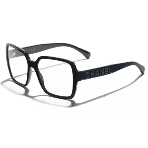 Chanel Sunglasses & Eyewear-- Square Sunglasses - Dark Blue Transparent - Eyewear - Avvenice