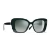 Chanel Sunglasses & Eyewear-- Square Sunglasses - Dark Green Mirror - Eyewear - Avvenice