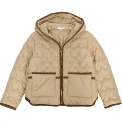 Chlo\u00e9 Jackets-Chloé - Kids Hooded Quilted Coat - Chloé Exclusive Luxury Collection - Avvenice