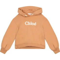 Chlo\u00e9 Sweatshirts-Chloé - Kids Hooded Sweatshirt - Chloé Exclusive Luxury Collection - Avvenice