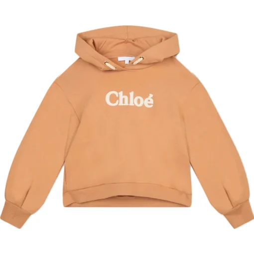 Chlo\u00e9 Sweatshirts-Chloé - Kids Hooded Sweatshirt - Chloé Exclusive Luxury Collection - Avvenice