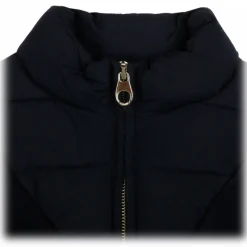 Chlo\u00e9 Jackets-Chloé - Navy Blue Logo Plaque Cape - Chloé Exclusive Luxury Collection - Avvenice