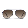 C\u00e9line Eyewear Sunglasses & Eyewear-Céline - Aviator Sunglasses in Metal 01 - Blue Gradient Brown - Sunglasses - Céline Eyewear - Avvenice