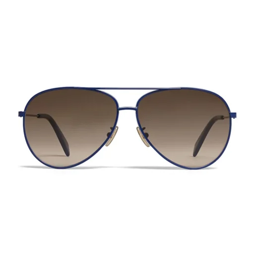 C\u00e9line Eyewear Sunglasses & Eyewear-Céline - Aviator Sunglasses in Metal 01 - Blue Gradient Brown - Sunglasses - Céline Eyewear - Avvenice