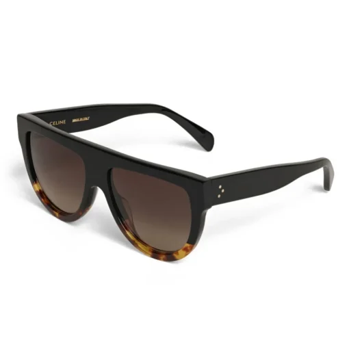 C\u00e9line Eyewear Sunglasses & Eyewear-Céline - Aviator Sunglasses in Acetate - Black Havana - Sunglasses - Céline Eyewear - Avvenice