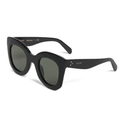 C\u00e9line Eyewear Sunglasses & Eyewear-Céline - Aviator Sunglasses in Acetate - Black - Sunglasses - Céline Eyewear - Avvenice