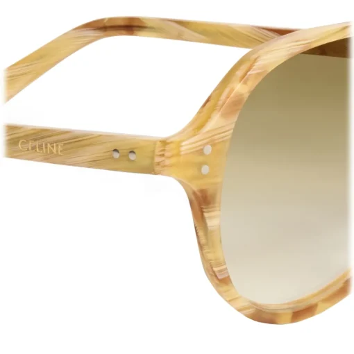 C\u00e9line Eyewear Sunglasses & Eyewear-Céline - Black Frame 17 Sunglasses in Acetate - Blone Horn - Sunglasses - Céline Eyewear - Avvenice