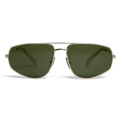 C\u00e9line Eyewear Sunglasses & Eyewear-Céline - Butterfly Sunglasses in Metal 05 - Gold Green - Sunglasses - Céline Eyewear - Avvenice