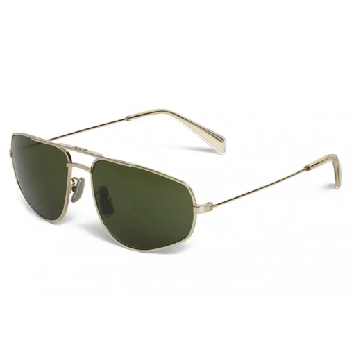 C\u00e9line Eyewear Sunglasses & Eyewear-Céline - Butterfly Sunglasses in Metal 05 - Gold Green - Sunglasses - Céline Eyewear - Avvenice