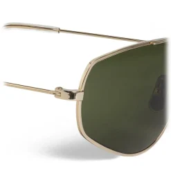 C\u00e9line Eyewear Sunglasses & Eyewear-Céline - Butterfly Sunglasses in Metal 05 - Gold Green - Sunglasses - Céline Eyewear - Avvenice