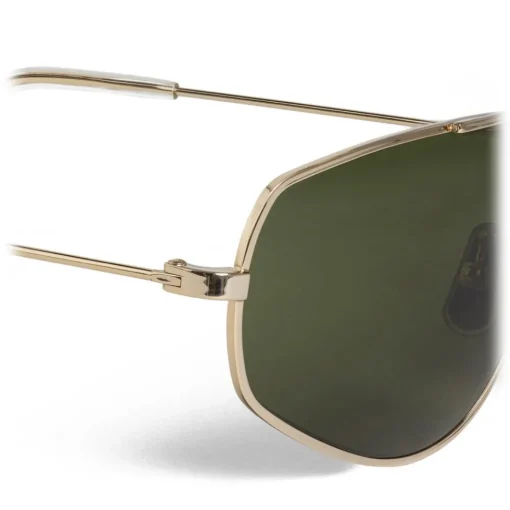 C\u00e9line Eyewear Sunglasses & Eyewear-Céline - Butterfly Sunglasses in Metal 05 - Gold Green - Sunglasses - Céline Eyewear - Avvenice