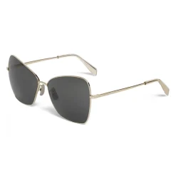 C\u00e9line Eyewear Sunglasses & Eyewear-Céline - Butterfly Sunglasses in Metal - Gold Smoke - Sunglasses - Céline Eyewear - Avvenice