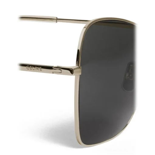 C\u00e9line Eyewear Sunglasses & Eyewear-Céline - Butterfly Sunglasses in Metal - Gold Smoke - Sunglasses - Céline Eyewear - Avvenice