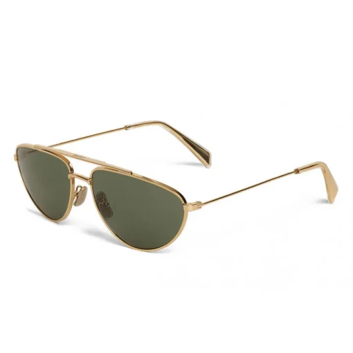 C\u00e9line Eyewear Sunglasses & Eyewear-Céline - Butterfly Sunglasses in Metal 04 - Gold Green - Sunglasses - Céline Eyewear - Avvenice