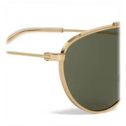 C\u00e9line Eyewear Sunglasses & Eyewear-Céline - Butterfly Sunglasses in Metal 04 - Gold Green - Sunglasses - Céline Eyewear - Avvenice