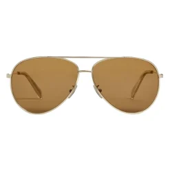 C\u00e9line Eyewear Sunglasses & Eyewear-Céline - Metal Frame 01 Sunglasses in Metal - Gold - Sunglasses - Céline Eyewear - Avvenice