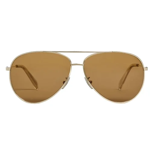 C\u00e9line Eyewear Sunglasses & Eyewear-Céline - Metal Frame 01 Sunglasses in Metal - Gold - Sunglasses - Céline Eyewear - Avvenice