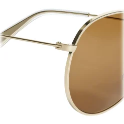 C\u00e9line Eyewear Sunglasses & Eyewear-Céline - Metal Frame 01 Sunglasses in Metal - Gold - Sunglasses - Céline Eyewear - Avvenice