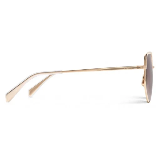 C\u00e9line Eyewear Sunglasses & Eyewear-Céline - Metal Frame 13 Sunglasses in Metal - Gold Gradient Brown - Sunglasses - Céline Eyewear - Avvenice