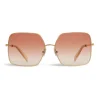 C\u00e9line Eyewear Sunglasses & Eyewear-Céline - Metal Frame 09 Sunglasses in Metal - Gold Gradient Pink - Sunglasses - Céline Eyewear - Avvenice