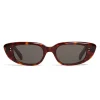 C\u00e9line Eyewear Sunglasses & Eyewear-Céline - Oval Cay-Eye Sunglasses in Acetate - Red Havana - Sunglasses - Céline Eyewear - Avvenice
