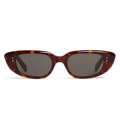 C\u00e9line Eyewear Sunglasses & Eyewear-Céline - Oval Cay-Eye Sunglasses in Acetate - Red Havana - Sunglasses - Céline Eyewear - Avvenice