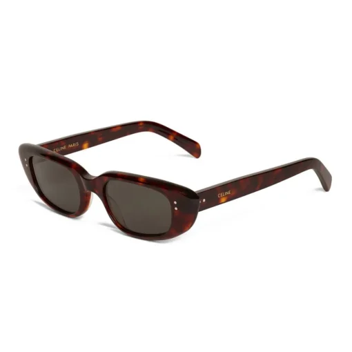 C\u00e9line Eyewear Sunglasses & Eyewear-Céline - Oval Cay-Eye Sunglasses in Acetate - Red Havana - Sunglasses - Céline Eyewear - Avvenice