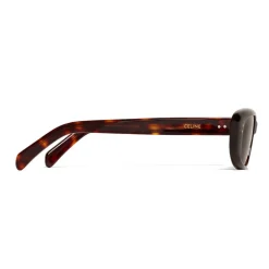C\u00e9line Eyewear Sunglasses & Eyewear-Céline - Oval Cay-Eye Sunglasses in Acetate - Red Havana - Sunglasses - Céline Eyewear - Avvenice