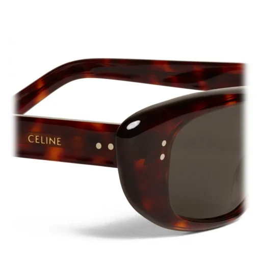 C\u00e9line Eyewear Sunglasses & Eyewear-Céline - Oval Cay-Eye Sunglasses in Acetate - Red Havana - Sunglasses - Céline Eyewear - Avvenice