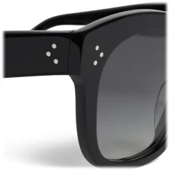 C\u00e9line Eyewear Sunglasses & Eyewear-Céline - Oversized Sunglasses in Acetate - Black - Sunglasses - Céline Eyewear - Avvenice