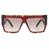 C\u00e9line Eyewear Sunglasses & Eyewear-Céline - Rectangular Sunglasses in Acetate - Dark Havana - Sunglasses - Céline Eyewear - Avvenice