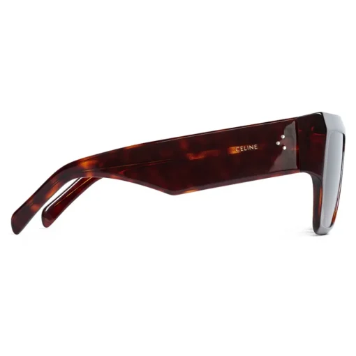 C\u00e9line Eyewear Sunglasses & Eyewear-Céline - Rectangular Sunglasses in Acetate - Dark Havana - Sunglasses - Céline Eyewear - Avvenice