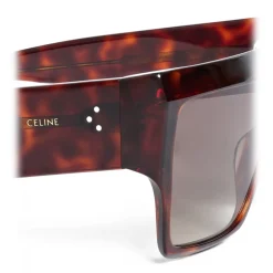 C\u00e9line Eyewear Sunglasses & Eyewear-Céline - Rectangular Sunglasses in Acetate - Dark Havana - Sunglasses - Céline Eyewear - Avvenice