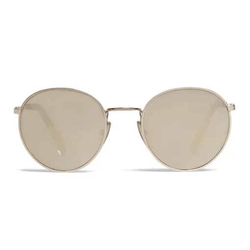 C\u00e9line Eyewear Sunglasses & Eyewear-Céline - Round Sunglasses in Metal 06 - Silver - Sunglasses - Céline Eyewear - Avvenice
