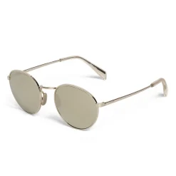 C\u00e9line Eyewear Sunglasses & Eyewear-Céline - Round Sunglasses in Metal 06 - Silver - Sunglasses - Céline Eyewear - Avvenice