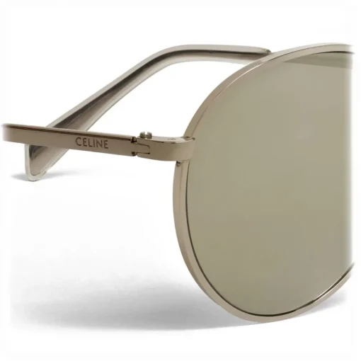 C\u00e9line Eyewear Sunglasses & Eyewear-Céline - Round Sunglasses in Metal 06 - Silver - Sunglasses - Céline Eyewear - Avvenice