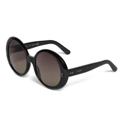 C\u00e9line Eyewear Sunglasses & Eyewear-Céline - Round Sunglasses in Acetate - Black - Sunglasses - Céline Eyewear - Avvenice