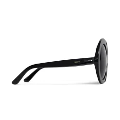 C\u00e9line Eyewear Sunglasses & Eyewear-Céline - Round Sunglasses in Acetate - Black - Sunglasses - Céline Eyewear - Avvenice