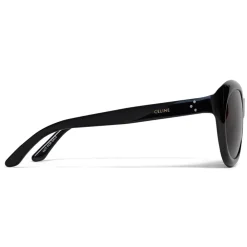 C\u00e9line Eyewear Sunglasses & Eyewear-Céline - Round Sunglasses in Acetate - Black - Sunglasses - Céline Eyewear - Avvenice