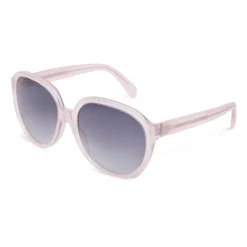 C\u00e9line Eyewear Sunglasses & Eyewear-Céline - Round Sunglasses in Acetate - Milky Light Pink - Sunglasses - Céline Eyewear - Avvenice