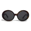 C\u00e9line Eyewear Sunglasses & Eyewear-Céline - Round Sunglasses in Acetate - Blonde Havana - Sunglasses - Céline Eyewear - Avvenice