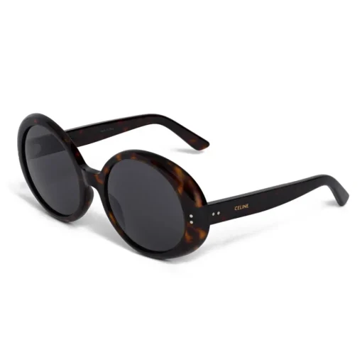 C\u00e9line Eyewear Sunglasses & Eyewear-Céline - Round Sunglasses in Acetate - Blonde Havana - Sunglasses - Céline Eyewear - Avvenice