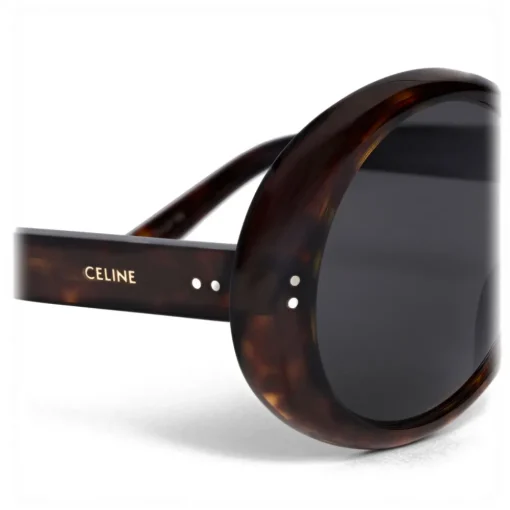 C\u00e9line Eyewear Sunglasses & Eyewear-Céline - Round Sunglasses in Acetate - Blonde Havana - Sunglasses - Céline Eyewear - Avvenice