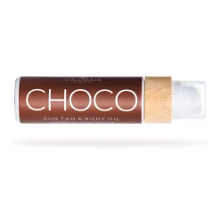 Cocosolis Natural Cosmetics-- Choco - Sun Tan Body Oil - Organic Oil for a Chocolate Tan, and Hydrated, Radiant Skin - Professional Cosmetics - Avvenice
