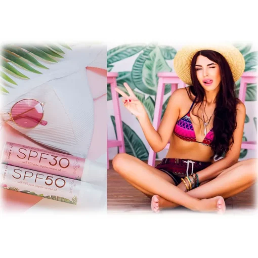 Cocosolis Natural Cosmetics-- Natural Sunscreen Lotion SPF 50 - Organic Sunscreen Lotion with SPF 30 - Face & Body - Professional Cosmetics - Avvenice