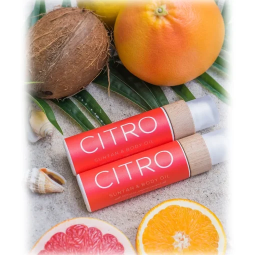 Cocosolis Natural Cosmetics-- Skin - Citro - Suntan & Body Oil - Professional Cosmetics - Avvenice