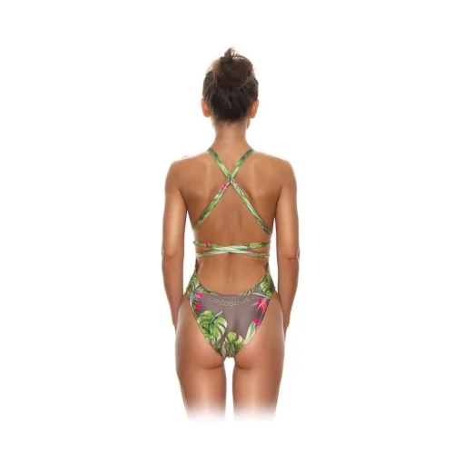 Cocosolis Swimwear-- Tropic - Swimwear - Limited Edition - Swarovski - Exclusive Swimsuit - Luxury - Avvenice